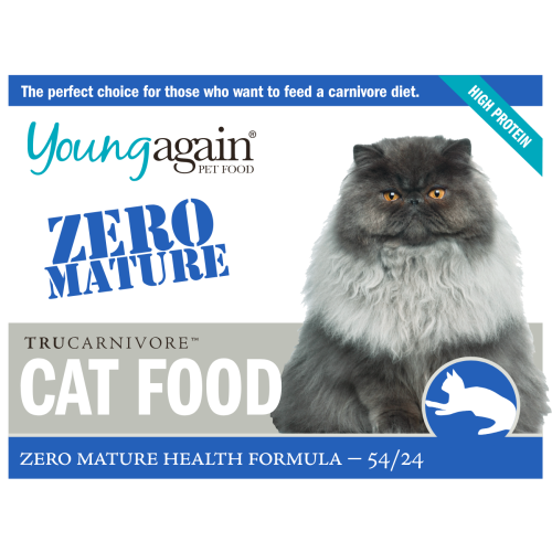 Young Again Zero 54/24 Mature Health Formula 美國零澱粉無穀物高蛋白 低磷成貓糧 8lb (92080) (EXP: 